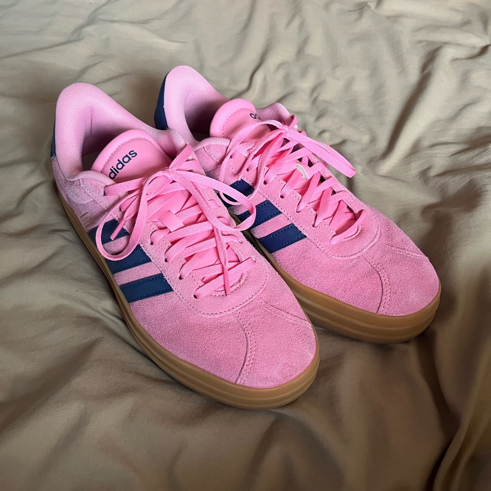 Adidas Gazelle Bold Pink and Navy